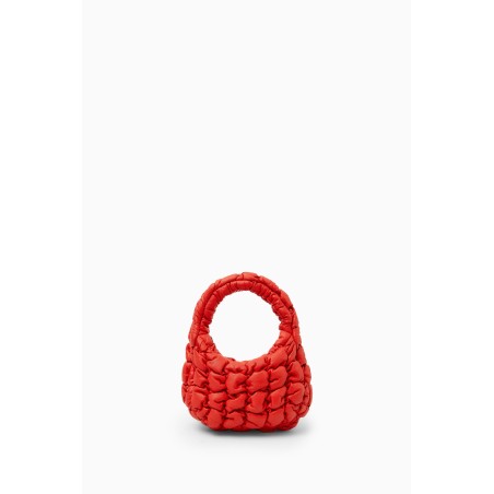 [Reduzierter Preis] COS GESTEPPTE MINI-TASCHE - LEDER Rot