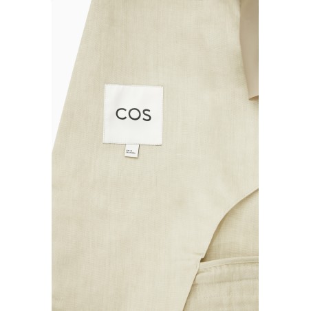 Sonderrabatt COS EINREIHIGER LEINEN-BLAZER MIT NORMALER PASSFORM BEIGE