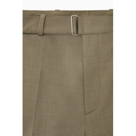 Sonderrabatt COS LOCKERE HOSE AUS WOLL-MIX MIT GÜRTEL DUNKLES BEIGE