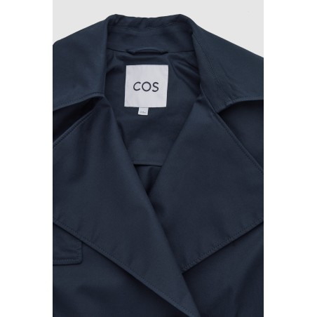 Original COS TRENCHCOAT MIT GÜRTEL NAVYBLAU