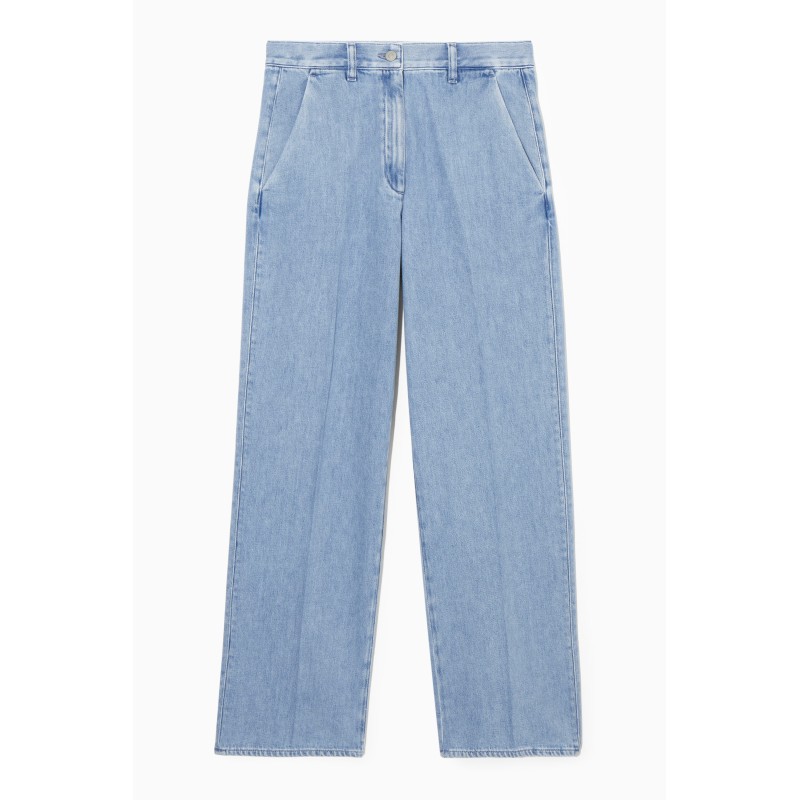 Brandneu COS JEANS MIT GERADEM BEIN HELLBLAU