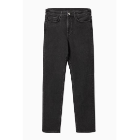 Brandneu COS GERADE JEANS MIT LANGEM BEIN SCHWARZE WASCHUNG