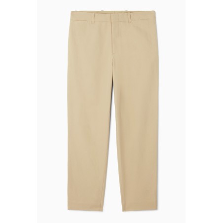 Brandneu COS CHINOHOSE AUS TWILL MIT GERADEM BEIN BEIGE