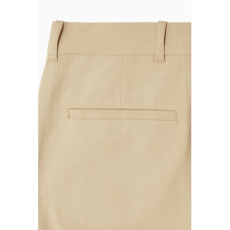 Brandneu COS CHINOHOSE AUS TWILL MIT GERADEM BEIN BEIGE