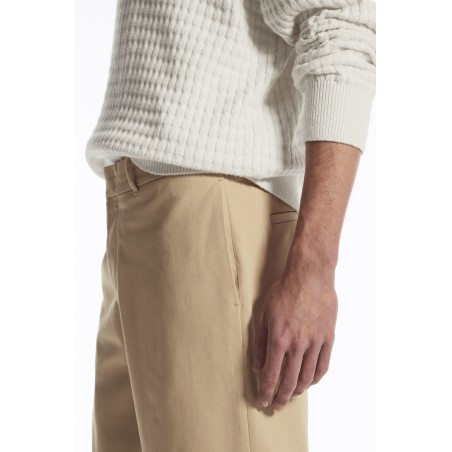 Brandneu COS CHINOHOSE AUS TWILL MIT GERADEM BEIN BEIGE