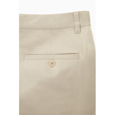 Brandneu COS CHINOHOSE AUS TWILL MIT GERADEM BEIN BEIGE