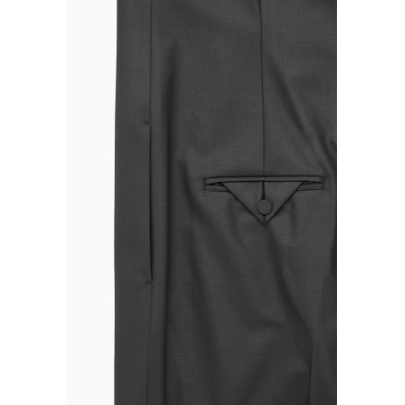 Brandneu COS TRÄGERLOSER, ELEGANTER JUMPSUIT AUS WOLLE SCHWARZ