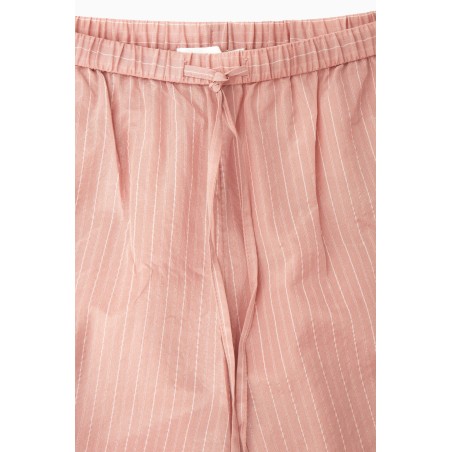 Brandneu COS GESTREIFTE PYJAMAHOSE AUS SEIDEN-MIX ROSA