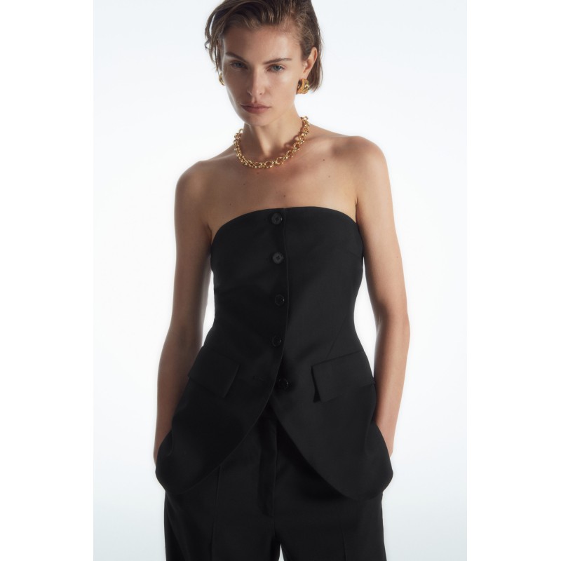 COS ELEGANTES BUSTIER IM WESTEN-STIL SCHWARZ Version 2024