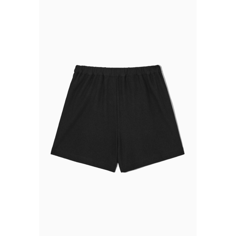 Original COS SHORTS AUS BOUCLÉ SCHWARZ