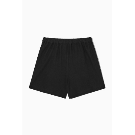 Original COS SHORTS AUS BOUCLÉ SCHWARZ