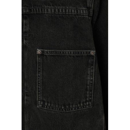 Original COS KASTENFÖRMIGE JEANSJACKE SCHWARZE WASCHUNG