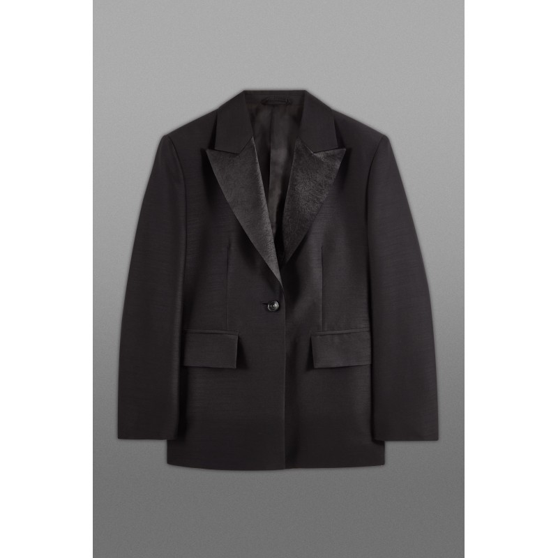 Neue Saison COS DER TAILLIERTE SMOKING-BLAZER SCHWARZ