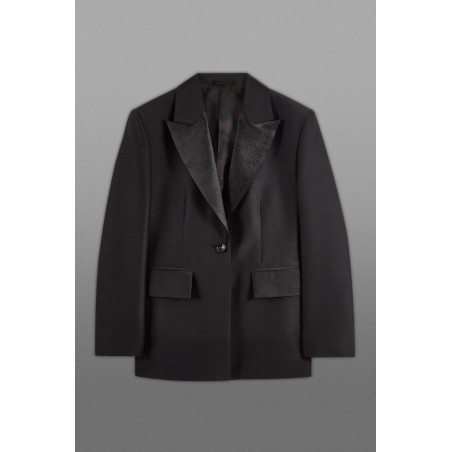 Neue Saison COS DER TAILLIERTE SMOKING-BLAZER SCHWARZ