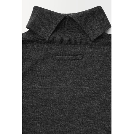 Neue Saison COS DER ROLLKRAGENPULLOVER AUS WOLLE Dunkelgrau