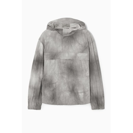 Neue Saison COS WINDBREAKER MIT BATIK-PRINT GRAU/BATIKMUSTER