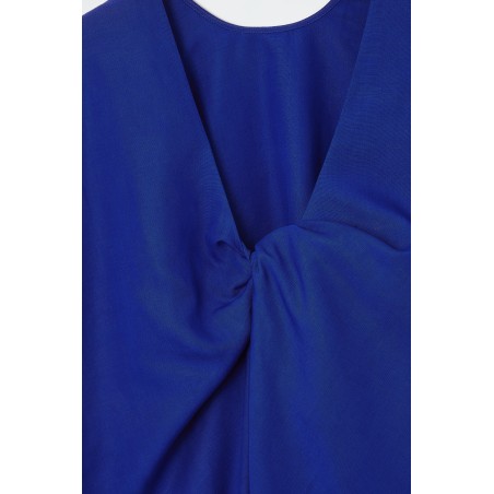 Neue Saison COS MINIKLEID MIT TWIST-DETAIL BLAU