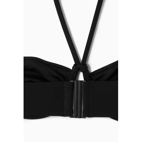 Neue Saison COS NECKHOLDER-BIKINIOBERTEIL MIT BÜGELN SCHWARZ