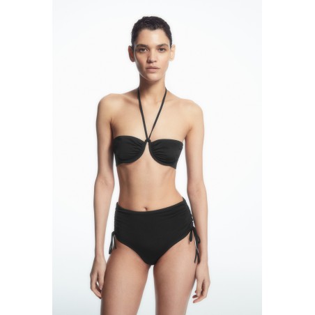 Neue Saison COS NECKHOLDER-BIKINIOBERTEIL MIT BÜGELN SCHWARZ