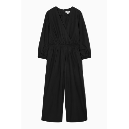 [Neu] COS JUMPSUIT MIT WEITEM BEIN UND V-AUSSCHNITT SCHWARZ