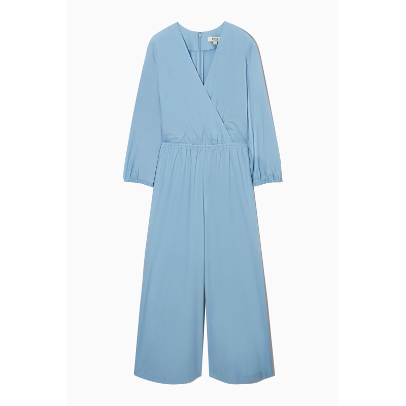 [Neu] COS JUMPSUIT MIT WEITEM BEIN UND V-AUSSCHNITT Hellblau