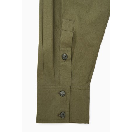 [Neu] COS HEMDBLUSENKLEID IN MIDILÄNGE KHAKI