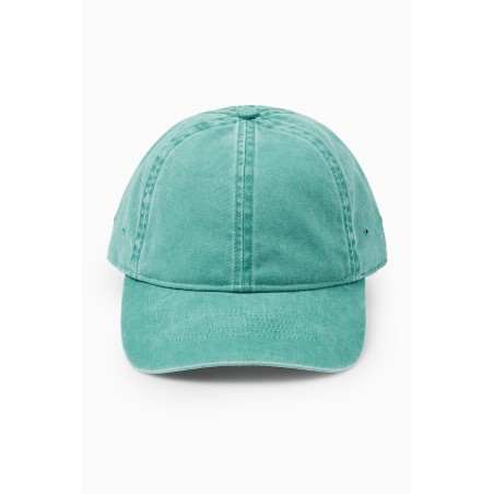 [Neu] COS BASECAP AUS VORGEWASCHENEM BAUMWOLL-TWILL TÜRKIS