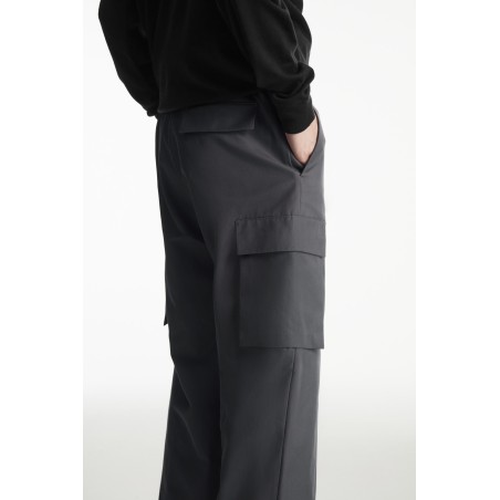 [Neu] COS CARGOHOSE MIT WEITEM BEIN Dunkelgrau